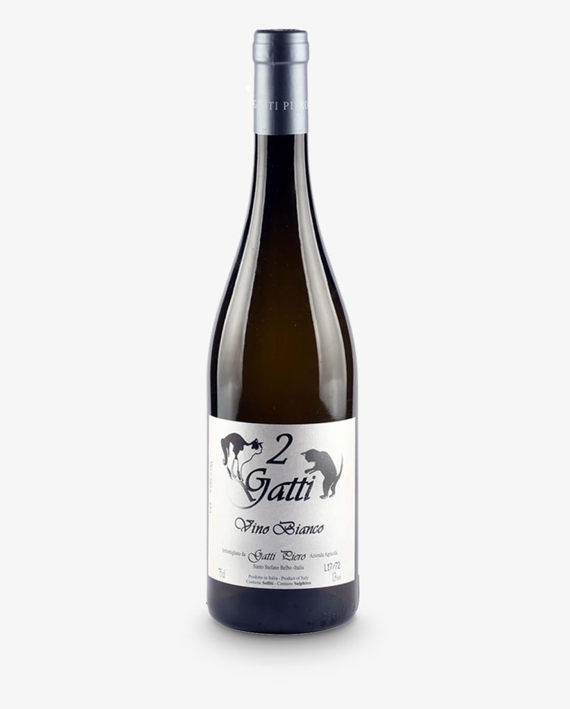 2 Gatti White Wine, transparent png