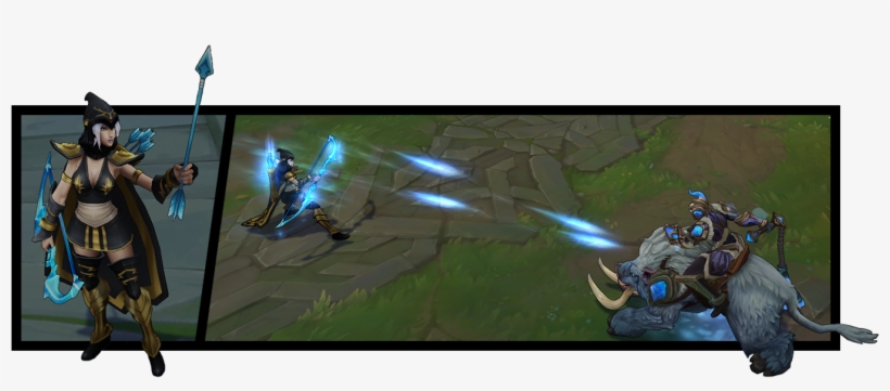 We're Bundling A Bunch Of Ashe's Skins Together To, transparent png
