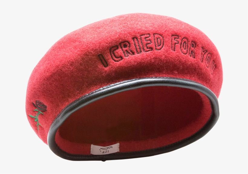 I Cried For You Beret, transparent png