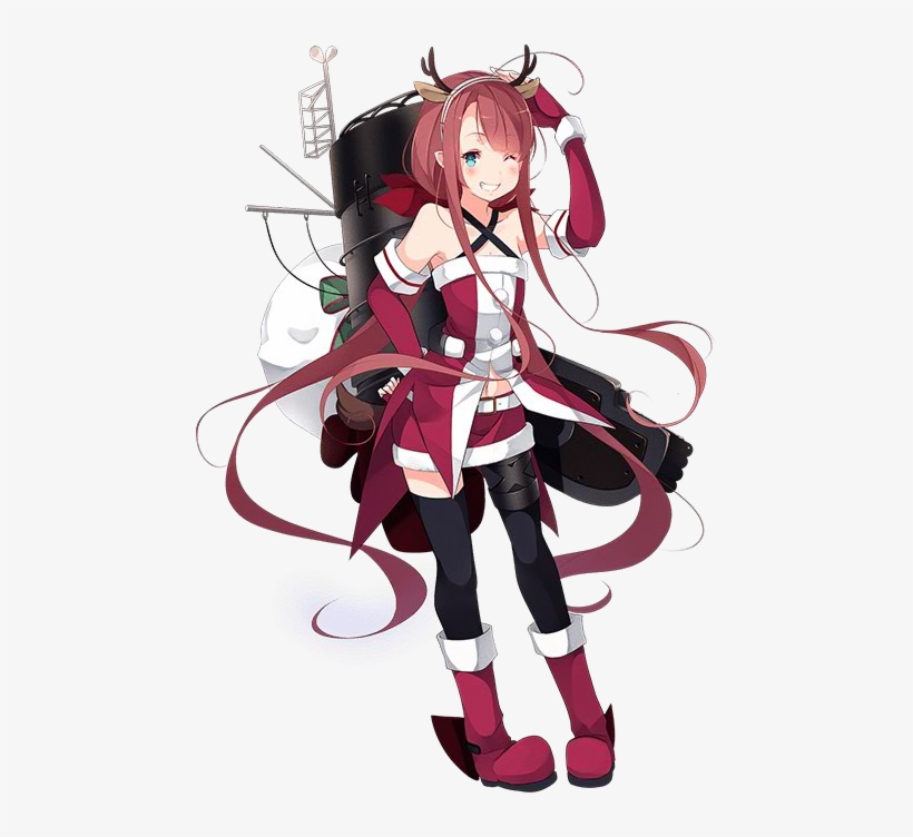 Kantai Collection Kancolle Christmas Kawakaze Kancolle, transparent png