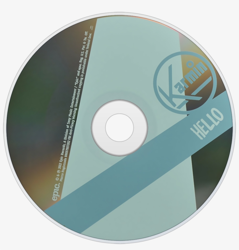 Karmin Hello Cd Disc Image, transparent png