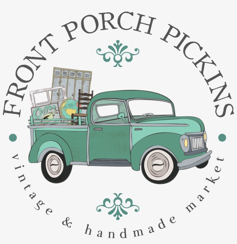 Front Porch Pickins Logo, transparent png