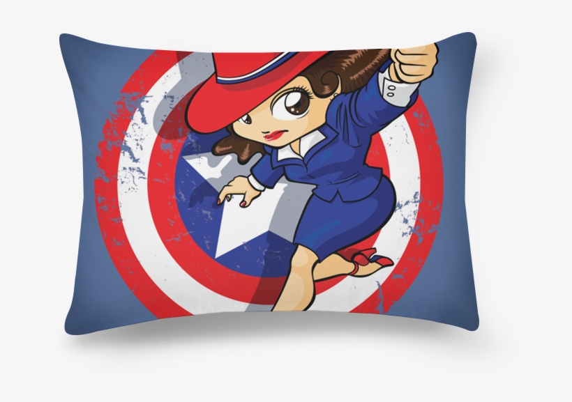 Almofada Retangular Peggy Carter De Alexandra Presserna, transparent png