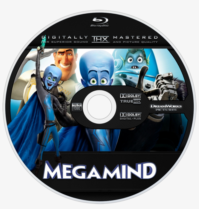 Megamind Bluray Disc Image, transparent png
