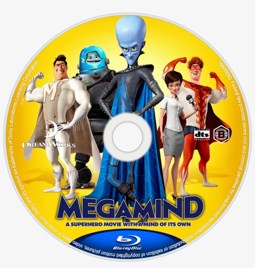 Megamind Bluray Disc Image, transparent png