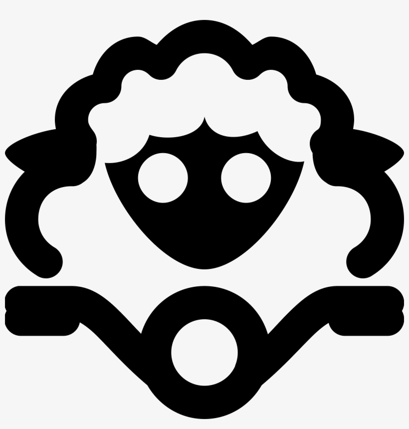 Sheep On Bike Icon, transparent png