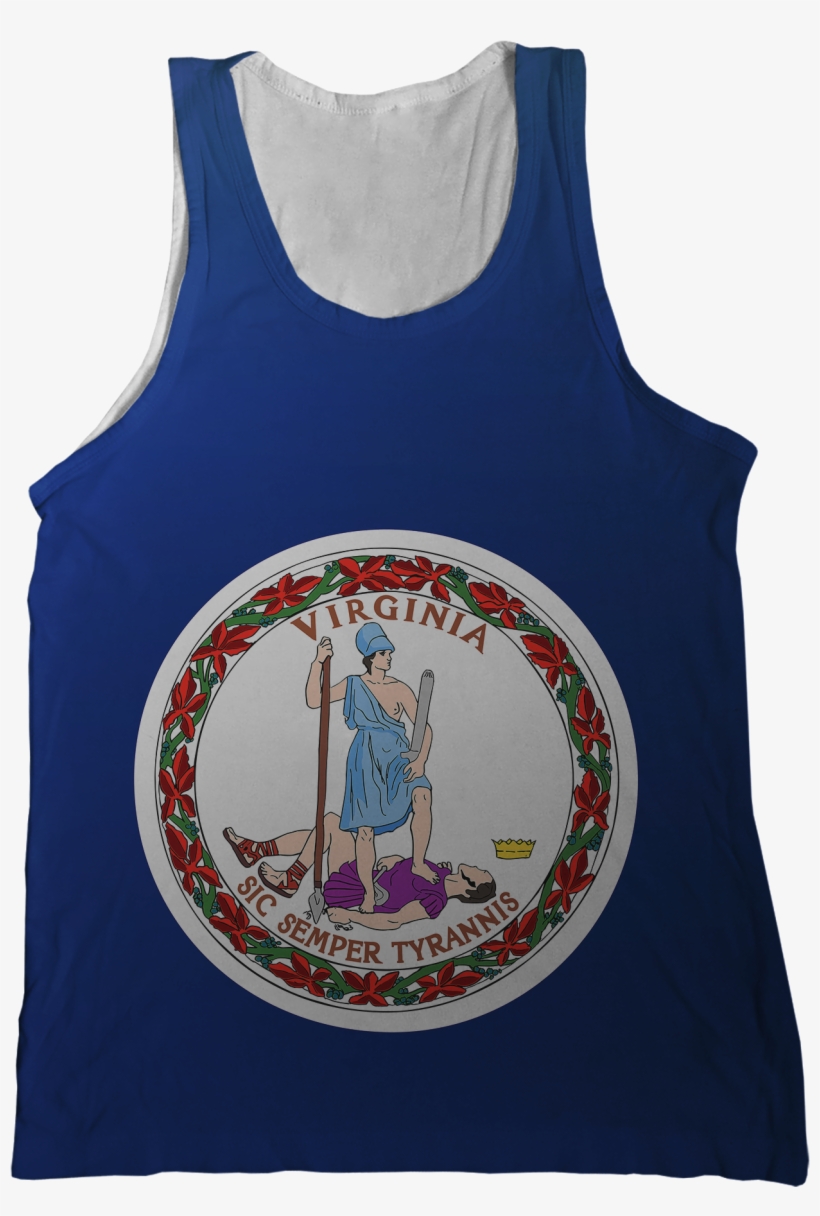 Virginia State Flag Tank Top, transparent png