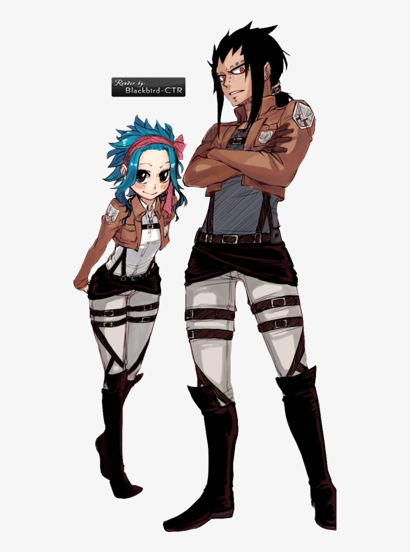 Gajeel And Levy Render Photo By Blackbirdctr, transparent png