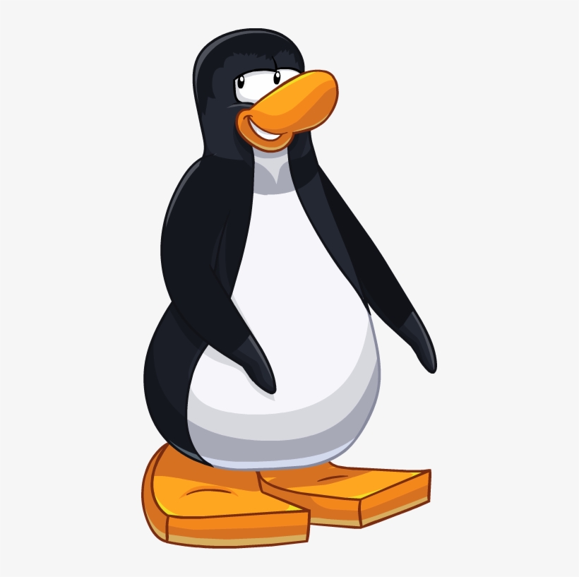 Black New Penguin Design, transparent png