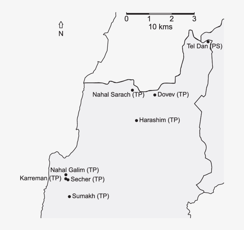Map Of Sampling Sites In Northern Israel, transparent png