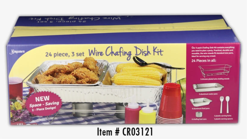 Kingsmen 24-pc Chafing Rack Kit, transparent png