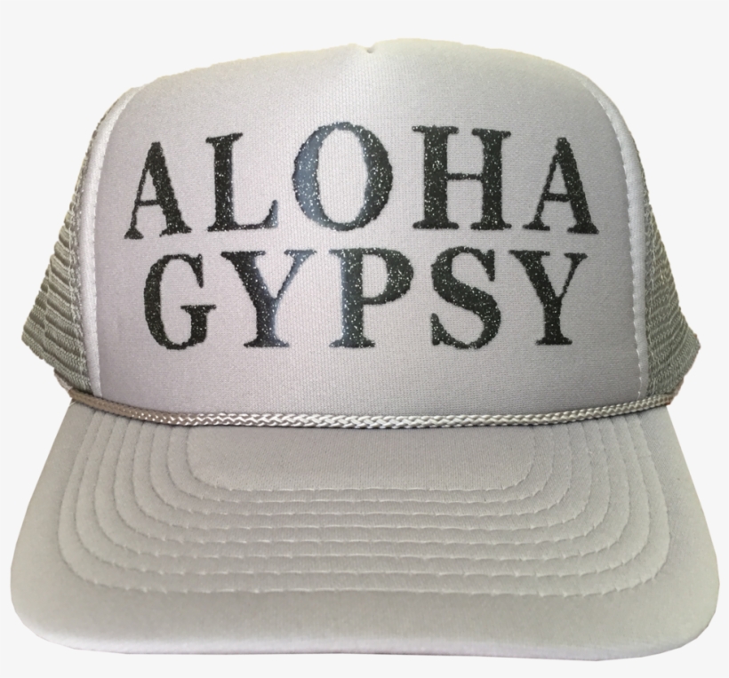 Aloha Gypsy Gray Hat With Black Glitter, transparent png