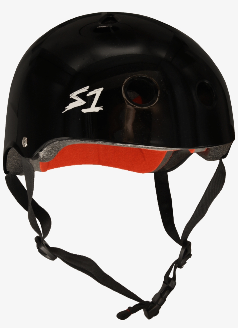 Black Glitter S1 Skate Helmet, transparent png