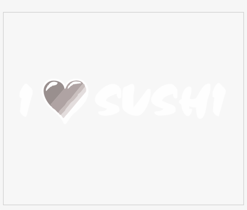 I Love Sushi, transparent png