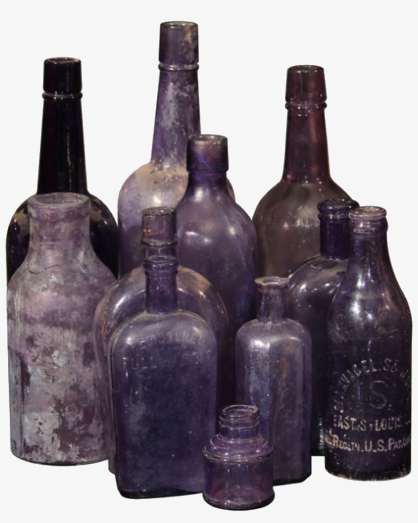 Purple Bottles Moodboard Filler Witch Witchcraft Magic, transparent png
