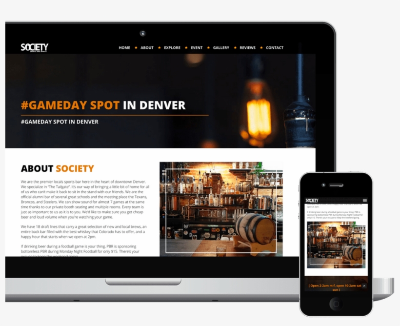 Website Design Development Hosting Denver Elevate Advertising, transparent png