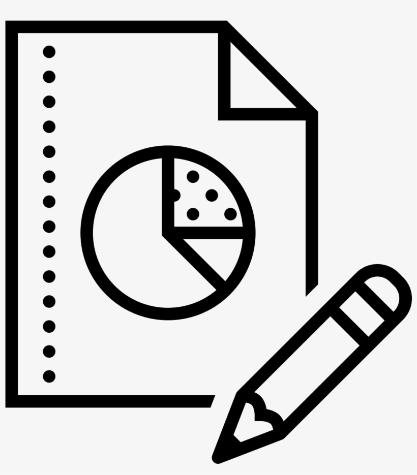 Editar O Relatório De Gráfico De Pizza Icon, transparent png