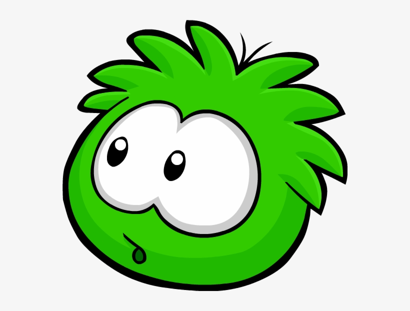 Green Puffle, transparent png