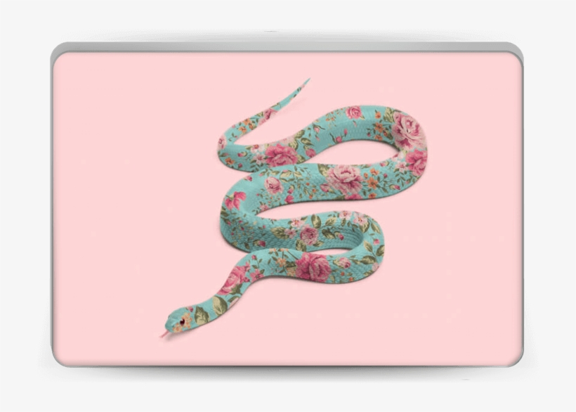 Floral Snake Skin Laptop, transparent png
