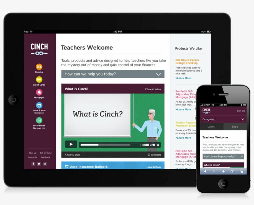 Cinch Financial, transparent png