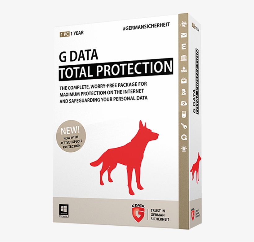 1x Gdata Total Protection, transparent png