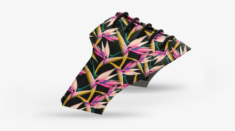 Men's Birds Of Paradise Print Saddles With Pink Laces, transparent png