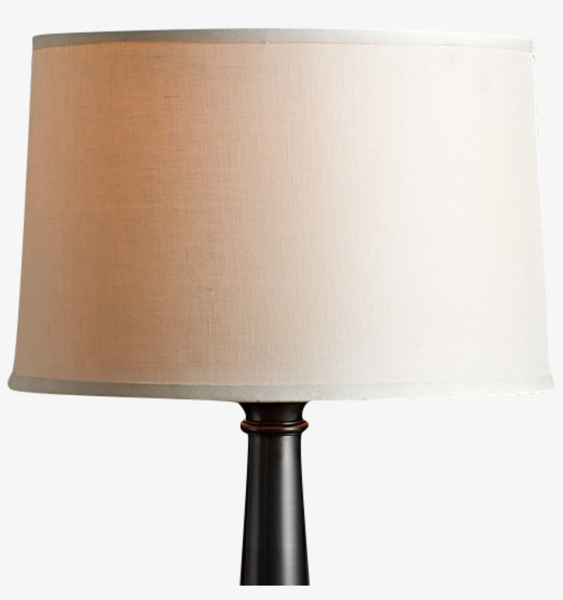Restoration Hardware® Compatible Drum Lampshade, transparent png