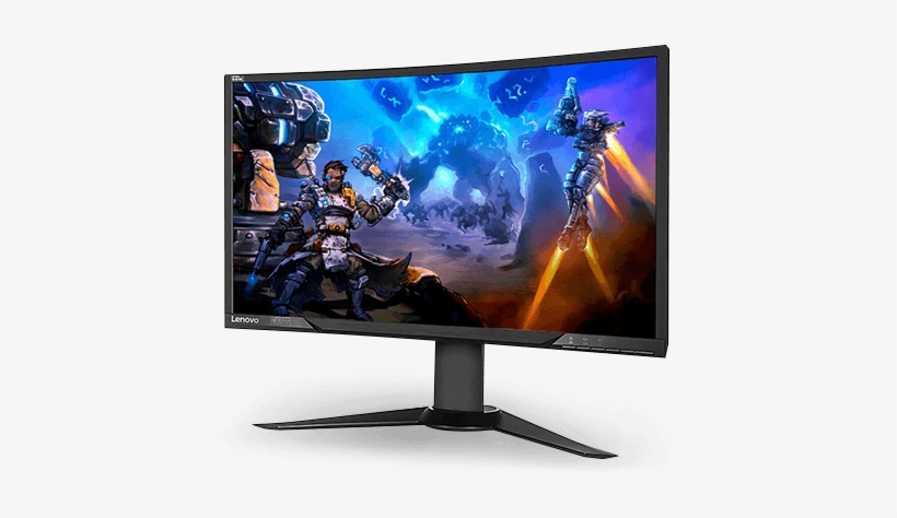 Lenovo Y27g 27 Curved Monitor, transparent png