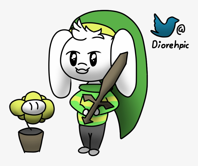 I Made A Chibi Version Of Asriel Dreemurr With Link's, transparent png