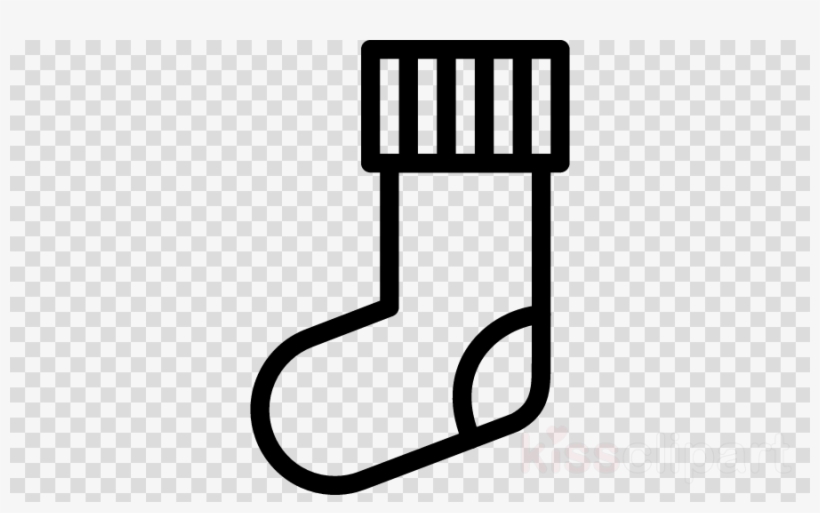 Sock Shape Clipart Sock Christmas Stockings Gift, transparent png