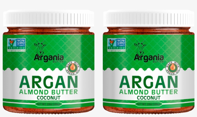 Coconut Argan Almond Butter , 2 Pack Of 10 Oz Jars, transparent png