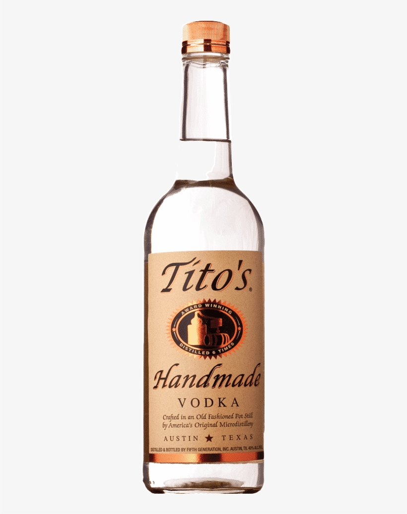 Tito's Handmade Vodka - 750x1050 PNG Download - PNGkit