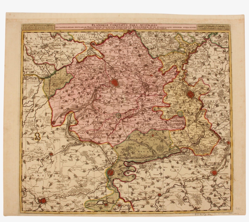 Flandriae Comitatus Pars Australis Map Maker, transparent png