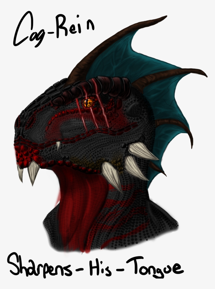 Cog Rein Sharpens His Tongue, transparent png