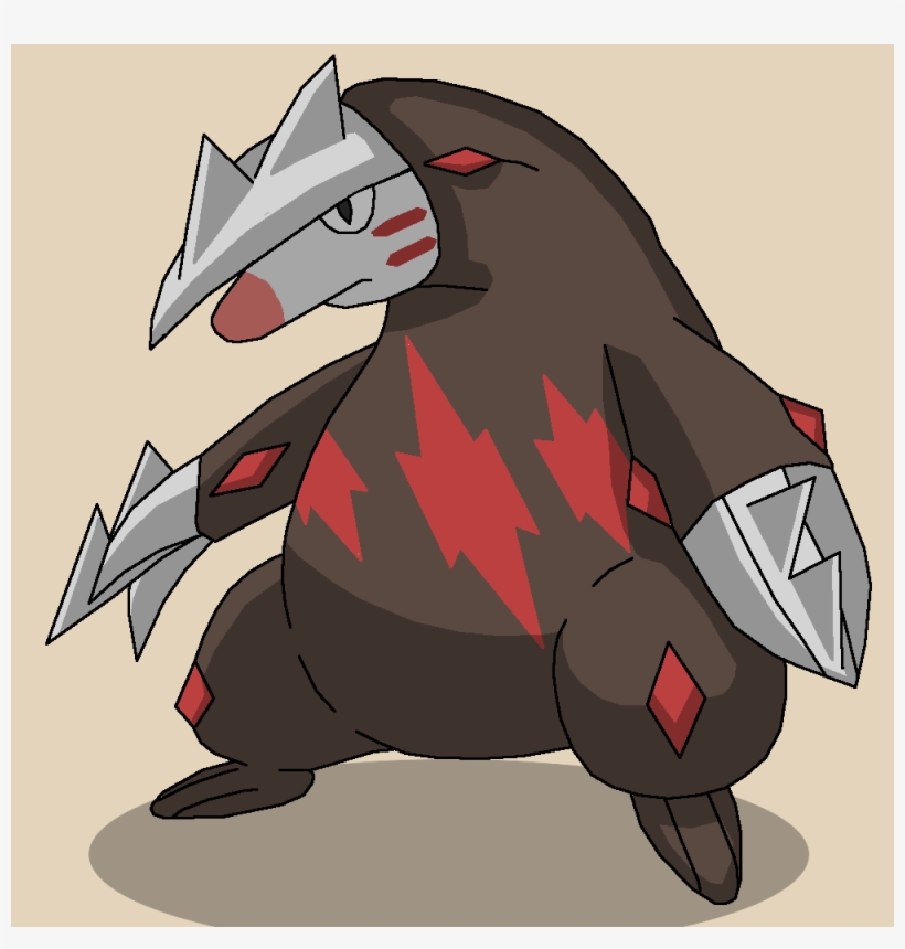 Flamey's Excadrill Transformation Part, transparent png