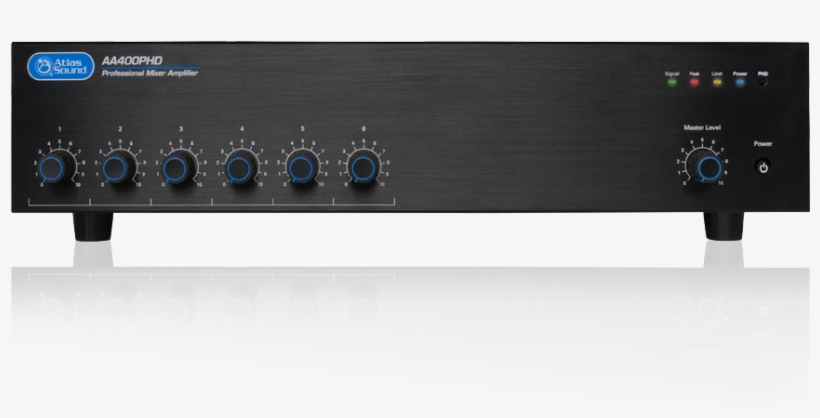 6 Input 400-watt 25v/70v/4ω Mixer Amplifier With Phd, transparent png