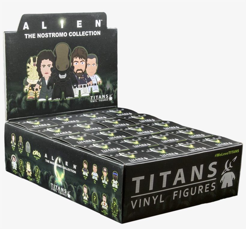 Nostromo Collection 3" Titan Vinyl Figures Display, transparent png