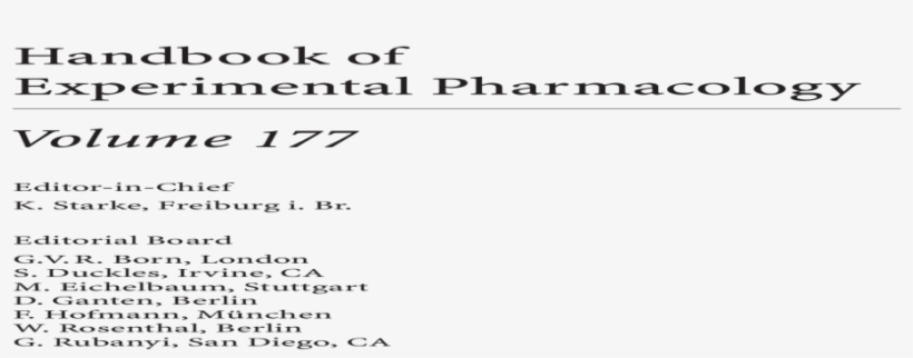 [handbook Of Experimental Pharmacology] Analgesia Volume, transparent png
