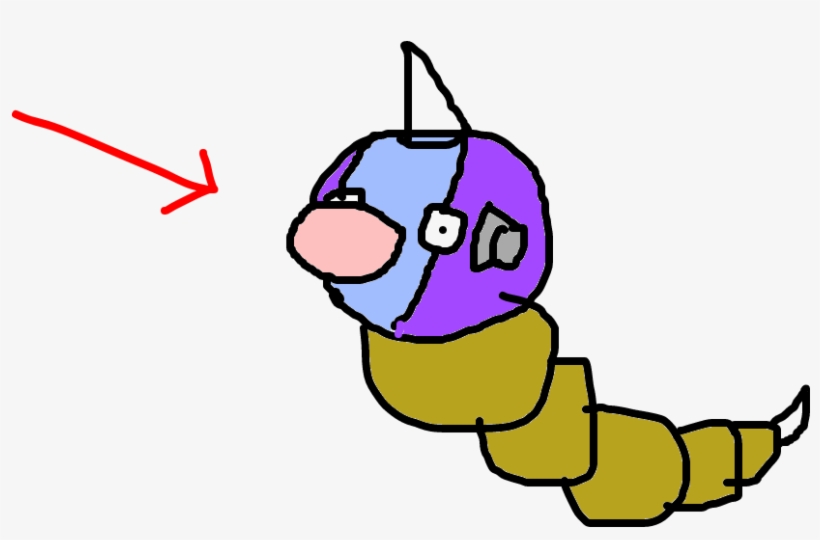 Weedle, transparent png