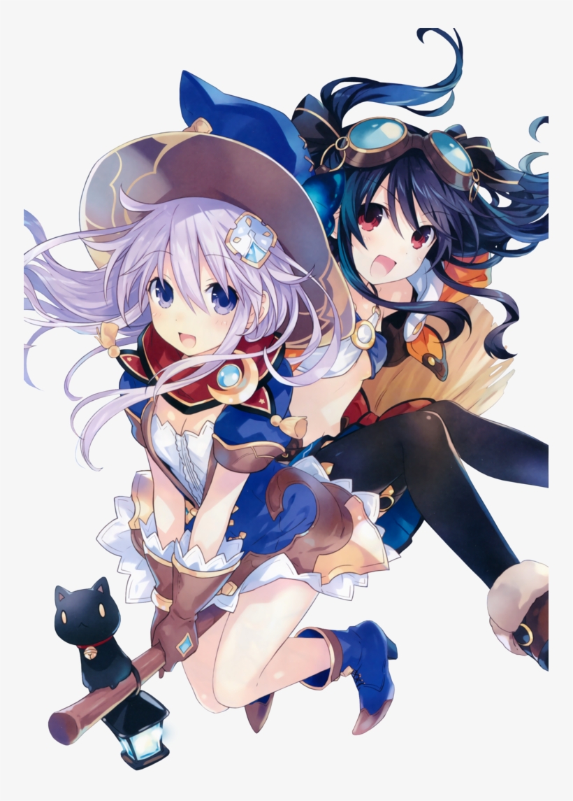 Nepgear And Uni Render By Jessymoonn, transparent png