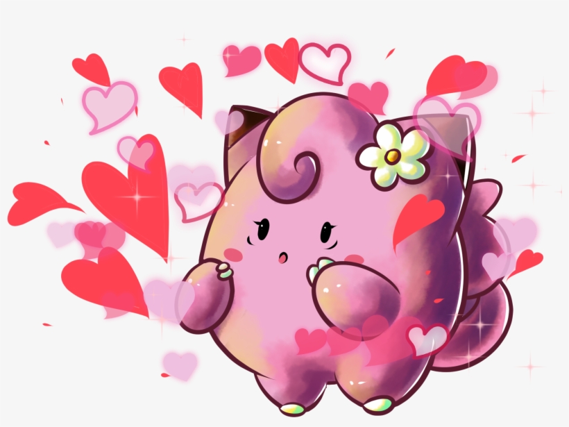 #035 Clefairy Used Attract And Moonblast, transparent png