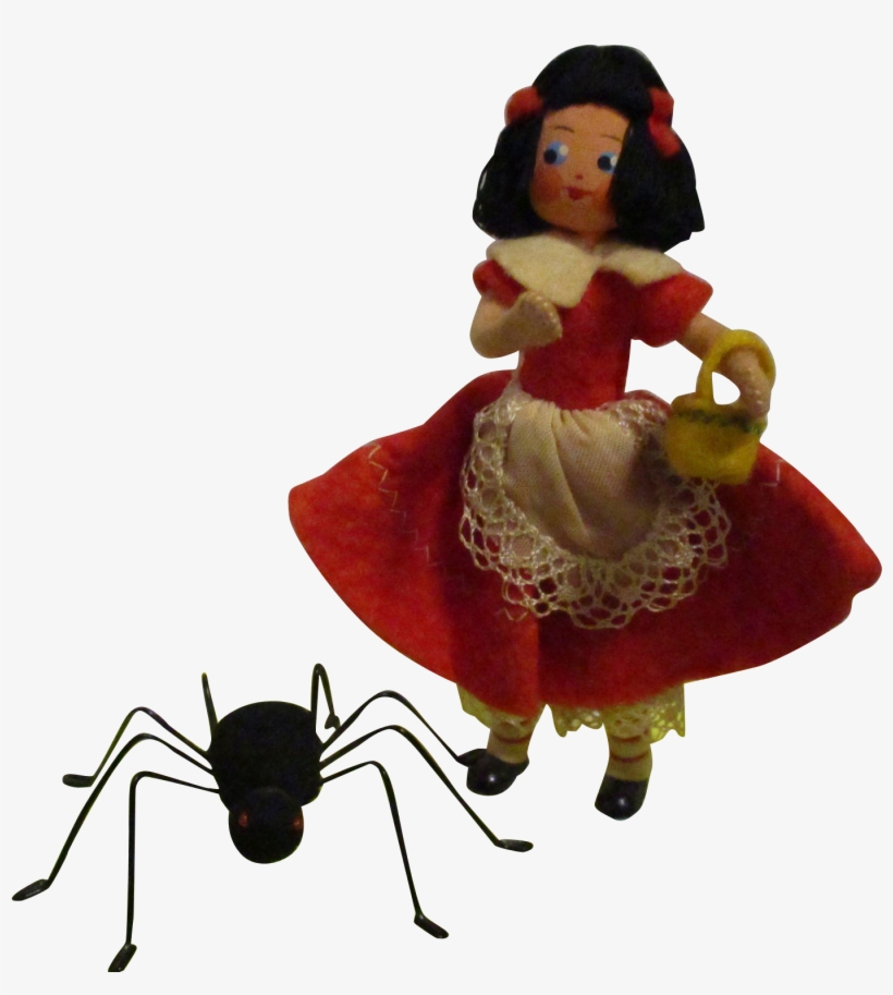 Vintage German Baps Little Miss Muffet Spider Set Pinterest, transparent png
