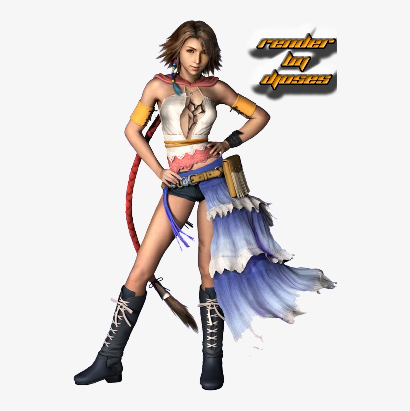 6º Render Yuna, transparent png