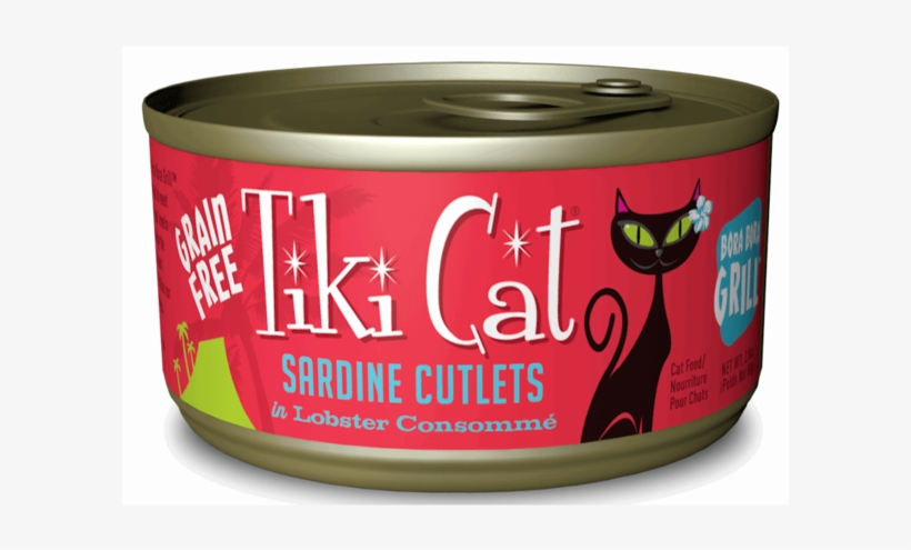 Tiki Cat Bora Bora Grill Grain Free Sardine Cutlets, transparent png