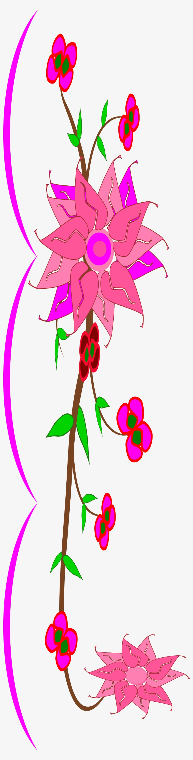 This Free Icons Png Design Of Blank Page With Flowers, transparent png