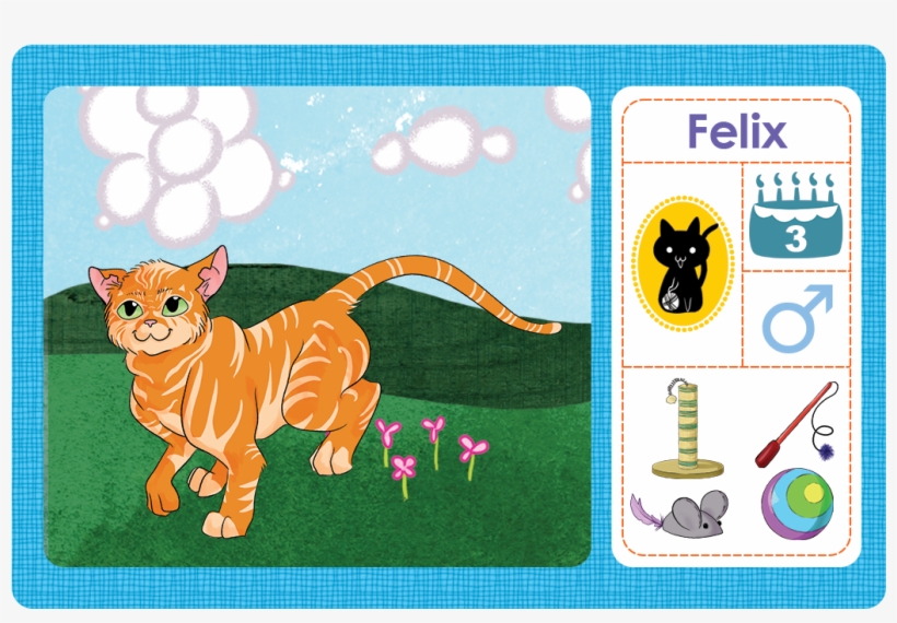 An Example Of The Cat Cards, With Multiple Pieces Of, transparent png