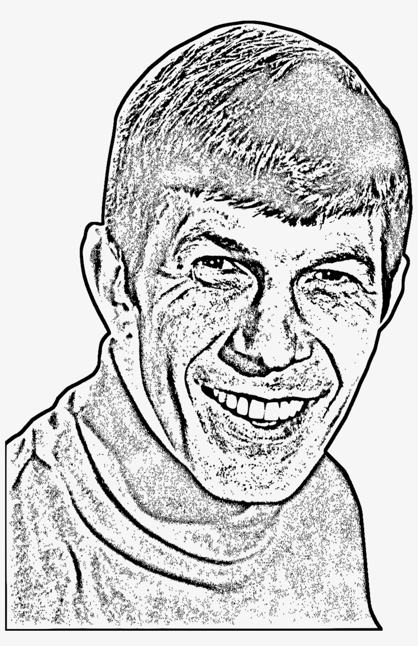 This Free Icons Png Design Of Leonard Nimoy Woodcut, transparent png