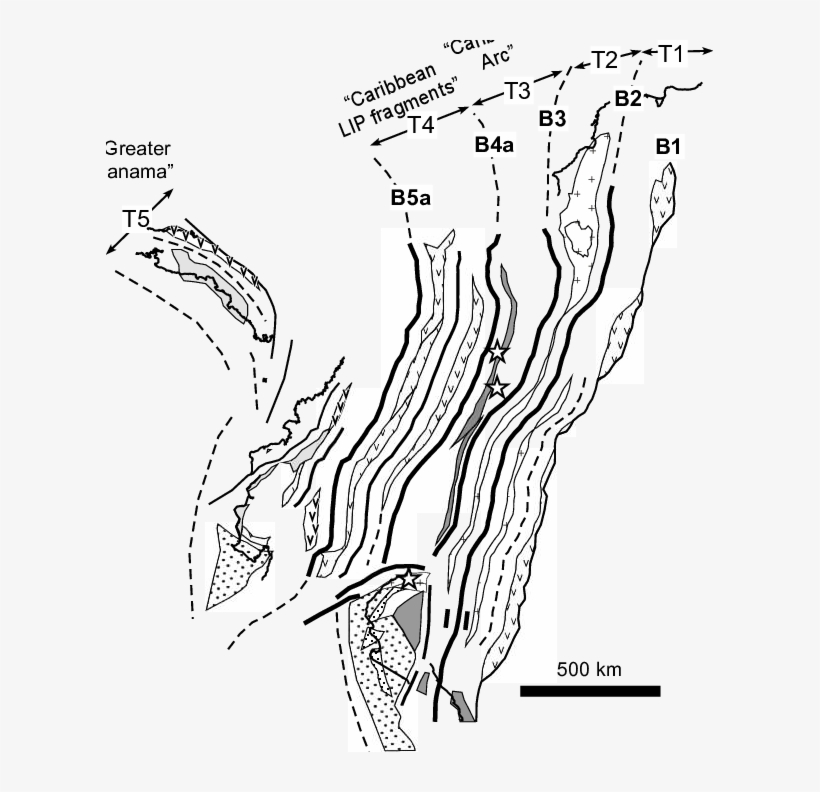 Dissected Geological Map At 42 Ma Based On Detailed, transparent png