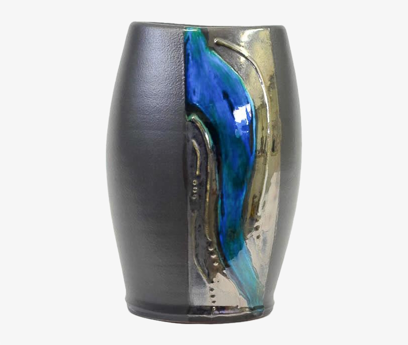 Blue Driftwood Petite Florin Pot, transparent png