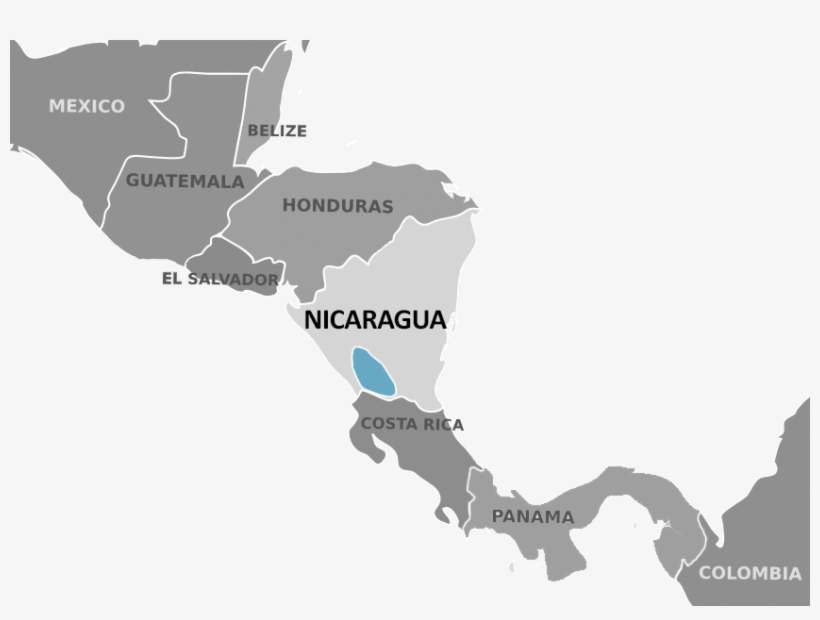 Central America Map, transparent png